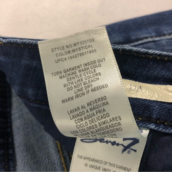 Seven7 Bermuda Shorts Denim Stretch Casual Classic Summer Dark Wash Simple - Picture 9 of 11